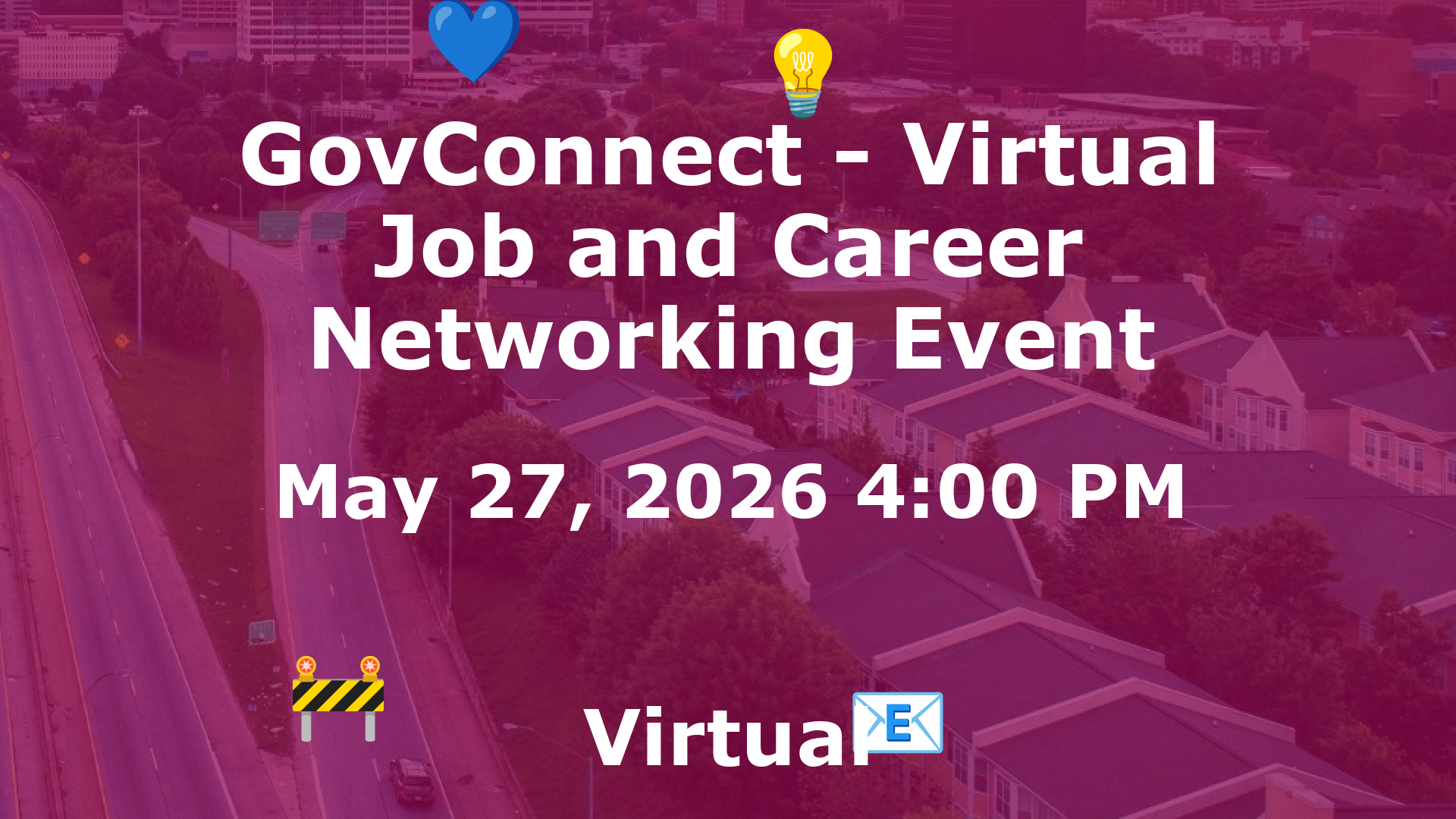 GovConnect - Virtual Job and Career Networking Event event image